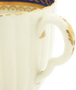 RARE SCOTTISH MOTIF ENGLISH CAUGHLEY COFFEE CUP AND SAUCER, C.1770 - The History Gift Store