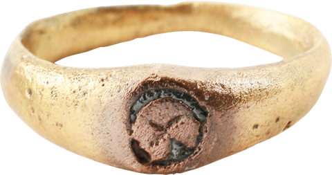 ROMAN CHRISTIAN RING, 3RD-4TH CENTURY AD - The History Gift Store