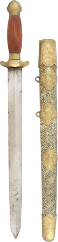 CHINESE SHORT SWORD. 19TH CENTURY - Fagan Arms