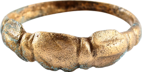 MEDIEVAL EUROPEAN WEDDING RING C.1500-1700, SIZE 7 ¼ - Fagan Arms