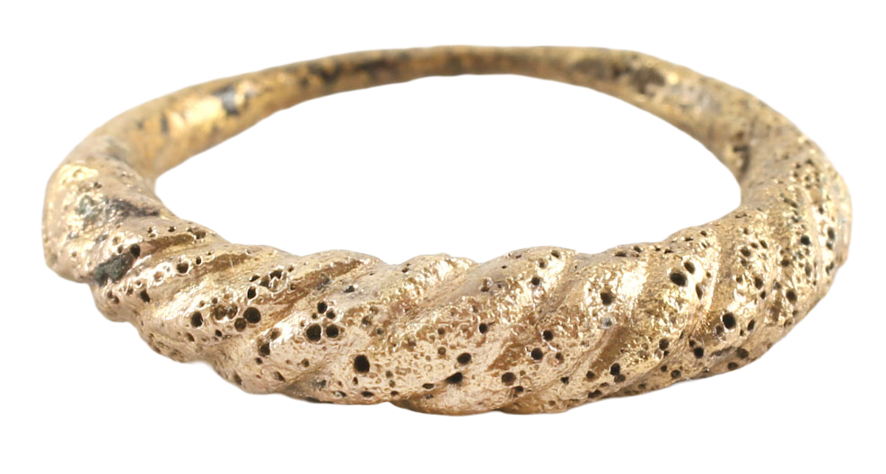 FINE VIKING WARRIOR’S TWISTED OR ROPED RING, 850-1050AD, SIZE 9 ½ - Fagan Arms