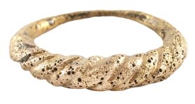 FINE VIKING WARRIOR’S TWISTED OR ROPED RING, 850-1050AD, SIZE 9 ½ - Fagan Arms