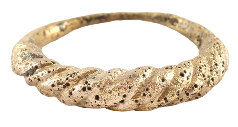 FINE VIKING WARRIOR’S TWISTED OR ROPED RING, 850-1050AD, SIZE 9 ½ - Fagan Arms