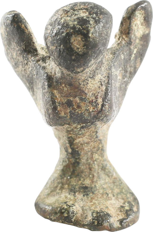 ROMAN BRONZE FIGURE OF A CHERUB - Fagan Arms