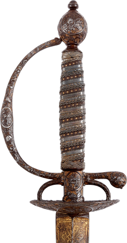 A FINE FRENCH STEEL HILTED SMALLSWORD C.1750 - Fagan Arms