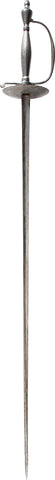 EUROPEAN STEEL HILT SMALLSWORD, ENGLISH OR FRENCH, C.1780-90 - Fagan Arms