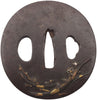 FINE LARGE OVAL IRON TSUBA - Fagan Arms