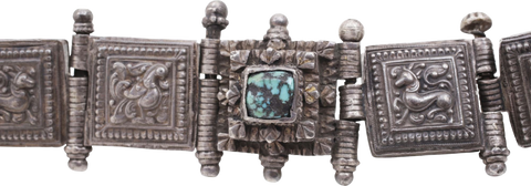 FANTASTIC TIBETAN SILVER BELT - Fagan Arms