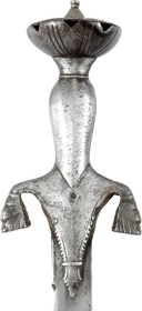 INDIAN BACKSWORD PULOUAR 18TH CENTURY