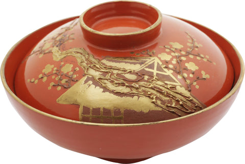 JAPANESE LACQUERED BOWL OWAN - Fagan Arms
