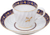 SCOTTISH PRIDE! WORCESTER CUP AND SAUCER C.1770-80 - The History Gift Store