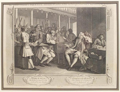 THE INDUSTRIOUS PRENTICE, WILLIAM HOGARTH - The History Gift Store