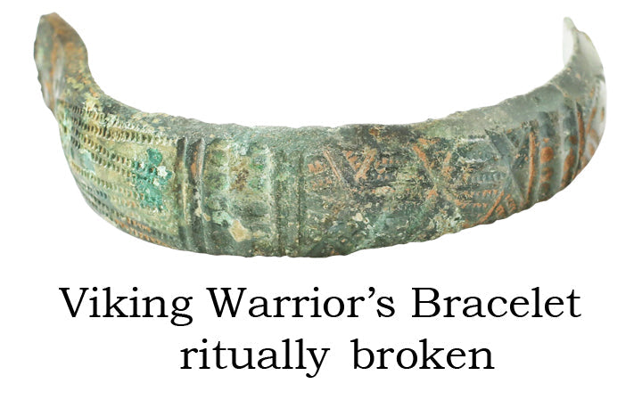 RARE VIKING WARRIOR’S BRACELET PENDANT NECKLACE, 10th-11th CENTURY AD - The History Gift Store