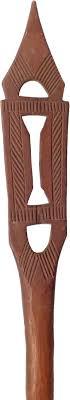 FINE CONGOLESE CARVED WOOD CEREMONIAL PADDLE C.1900 - The History Gift Store