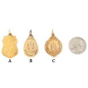Siamese Buddhist Monk Amulet - The History Gift Store
