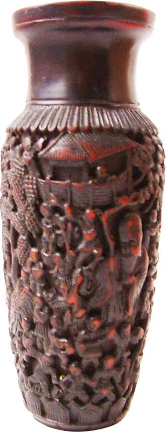 CHINESE BRUSH POT OR VASE - The History Gift Store