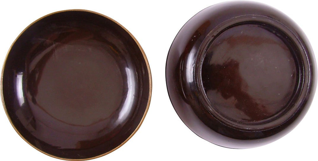 JAPANESE LACQUER BOWL, OWAN. MEIJI PERIOD, BEFORE 1912 - The History Gift Store