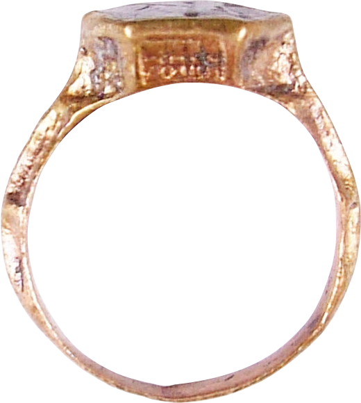 BYZANTINE WEDDING RING, 6TH-7TH CENTURY AD, SIZE 8 ½ - The History Gift Store