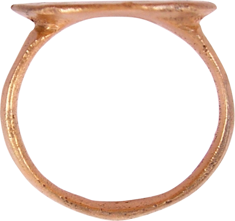 FINE ANGLO SAXON RING, 7TH-10TH CENTURY AD, SIZE 7 1/2-7 3/4 - The History Gift Store
