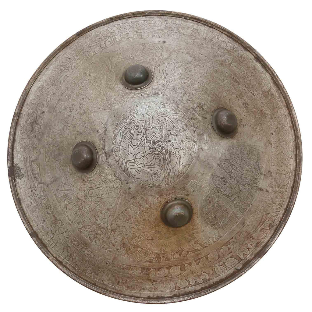 INDOPERSIAN IRON SHIELD - The History Gift Store
