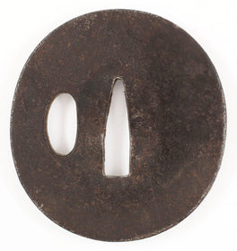 JAPANESE SWORD GUARD, TSUBA, EDO PERIOD, 18TH-19TH CENTURY - The History Gift Store