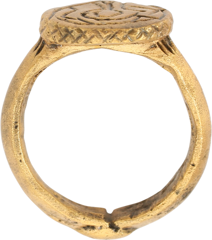 VIKING HEART RING C.900-1050 AD, SIZE 4 1/4 - The History Gift Store