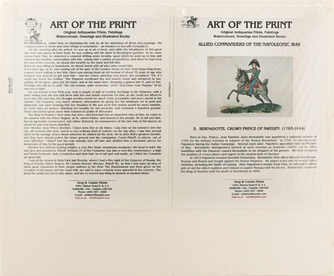 ALLIED COMMANDERS OF THE NAPOLEONIC WAR - The History Gift Store