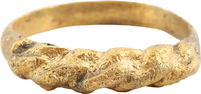 VIKING ROPED OR TWIST WEDDING RING C.866-1067 AD SIZE 9 