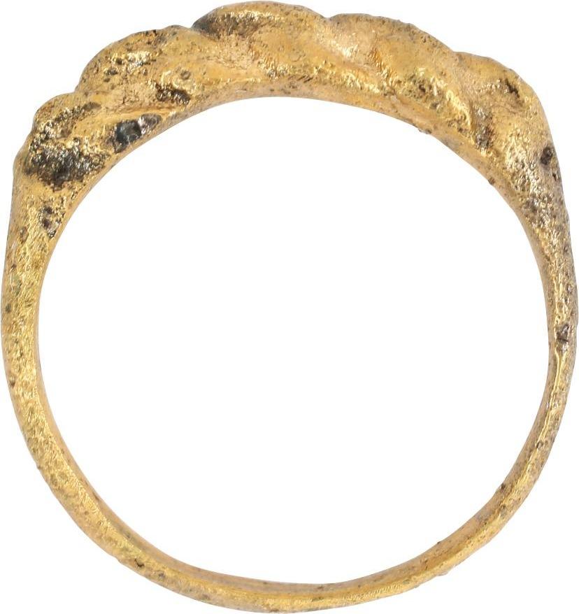 VIKING ROPED OR TWIST WEDDING RING C.866-1067 AD SIZE 9 