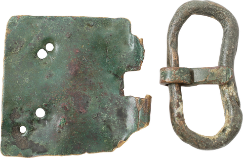 RARE ROMAN BELT BUCKLE FROM A LEGIONARIE’S PLATE ARMOR, LORICA SEGMENTATA - The History Gift Store