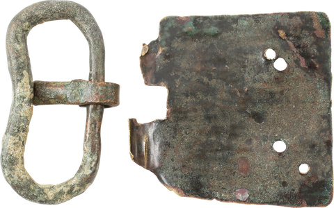 RARE ROMAN BELT BUCKLE FROM A LEGIONARIE’S PLATE ARMOR, LORICA SEGMENTATA - The History Gift Store
