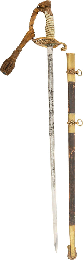 US NAVAL OFFICER’S SWORD MODEL 1852 - The History Gift Store