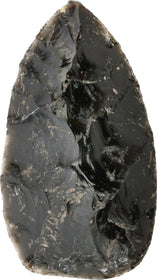 GOOD PRE-COLUMBIAN OBSIDIAN SPEAR POINT - The History Gift Store