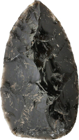 GOOD PRE-COLUMBIAN OBSIDIAN SPEAR POINT - The History Gift Store