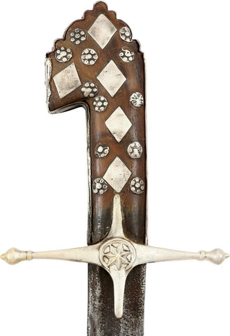 18TH CENTURY OTTOMAN SILVER MOUNTED KARABELA - The History Gift Store