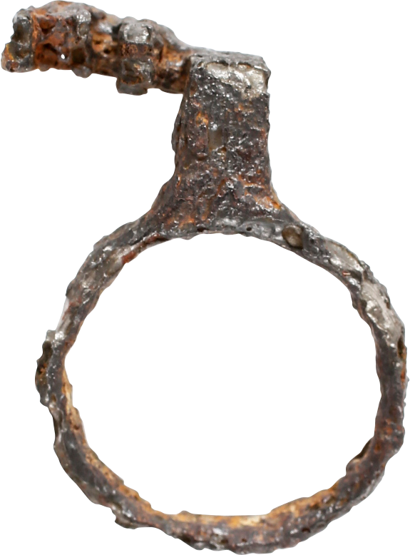 ROMAN IRON KEY RING, 1st-3rd CENTURY AD, SIZE 5 - The History Gift Store