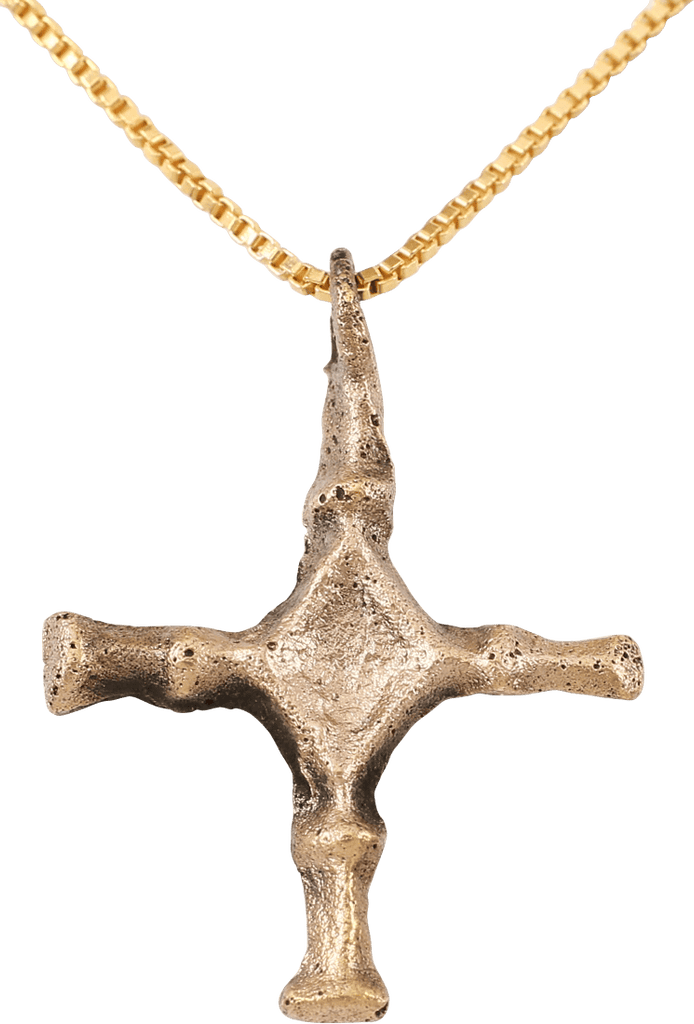 FINE MEDIEVAL CHRISTIAN CROSS NECKLACE 9th CENTURY - Picardi Jewelers