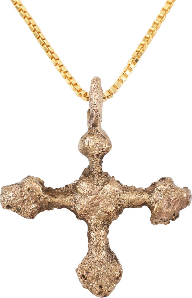 EUROPEAN CHRISTIAN CROSS NECKLACE, 9th-10th CENTURY - The History Gift Store