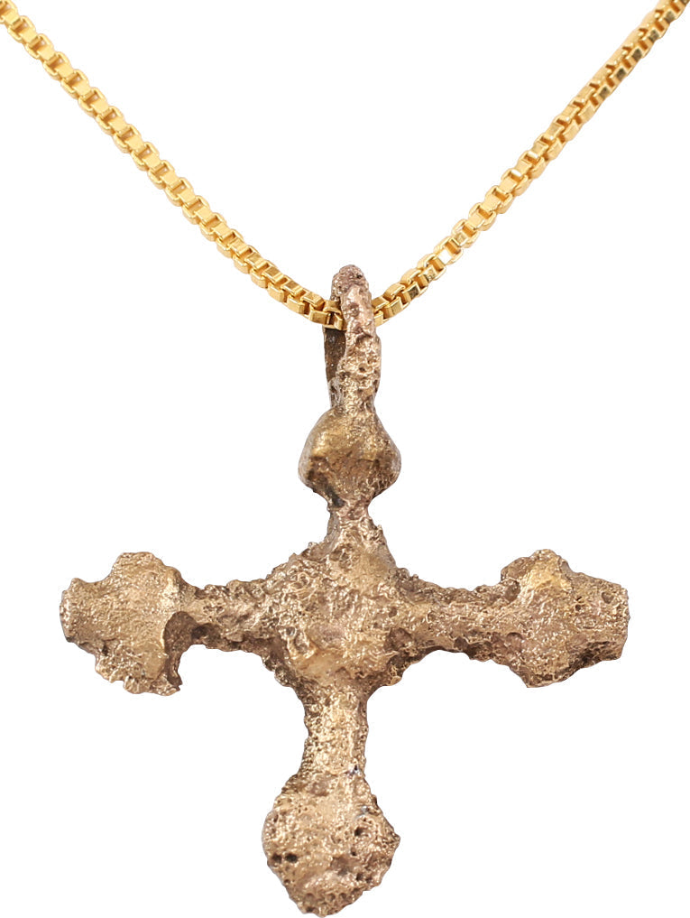 EUROPEAN CHRISTIAN CROSS NECKLACE, 9th-10th CENTURY - The History Gift Store