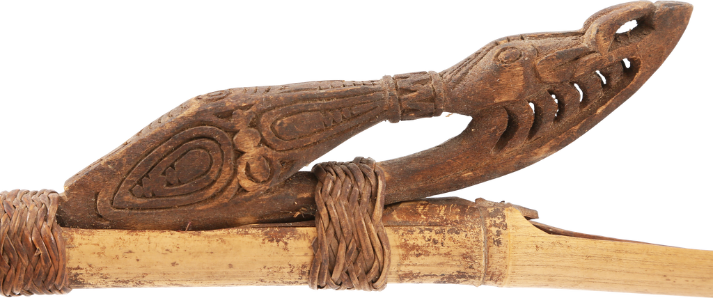 GOOD NEW GUINEA SPEAR THROWER. - The History Gift Store