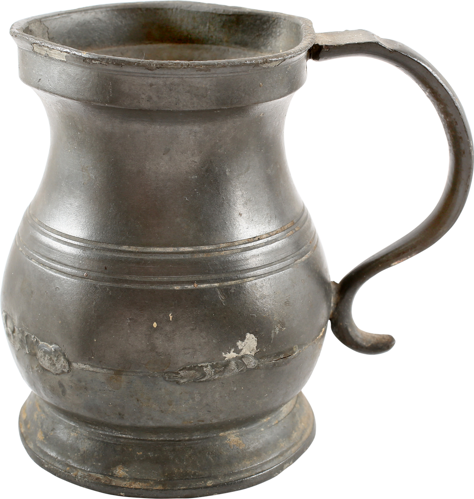 CHARMING EDWARDIAN PEWTER MUG FROM THE MOVIES - The History Gift Store