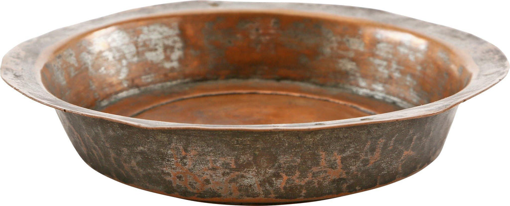 OTTOMAN TURKISH TINNED COPPER BOWL - The History Gift Store
