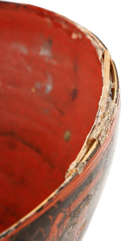 BURMESE LACQUERWORK BOWL - The History Gift Store
