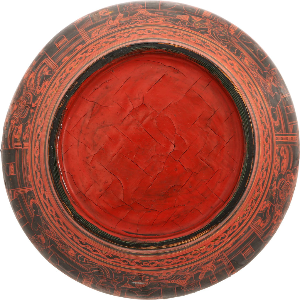 BURMESE LACQUERWORK BOWL - The History Gift Store