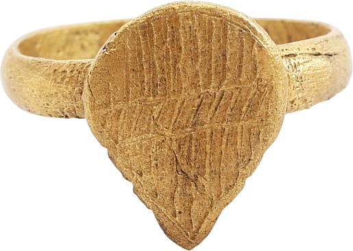 ANCIENT VIKING HEART RING C.900-1050 AD JEWELRY, SIZE 8 1/2 - The History Gift Store