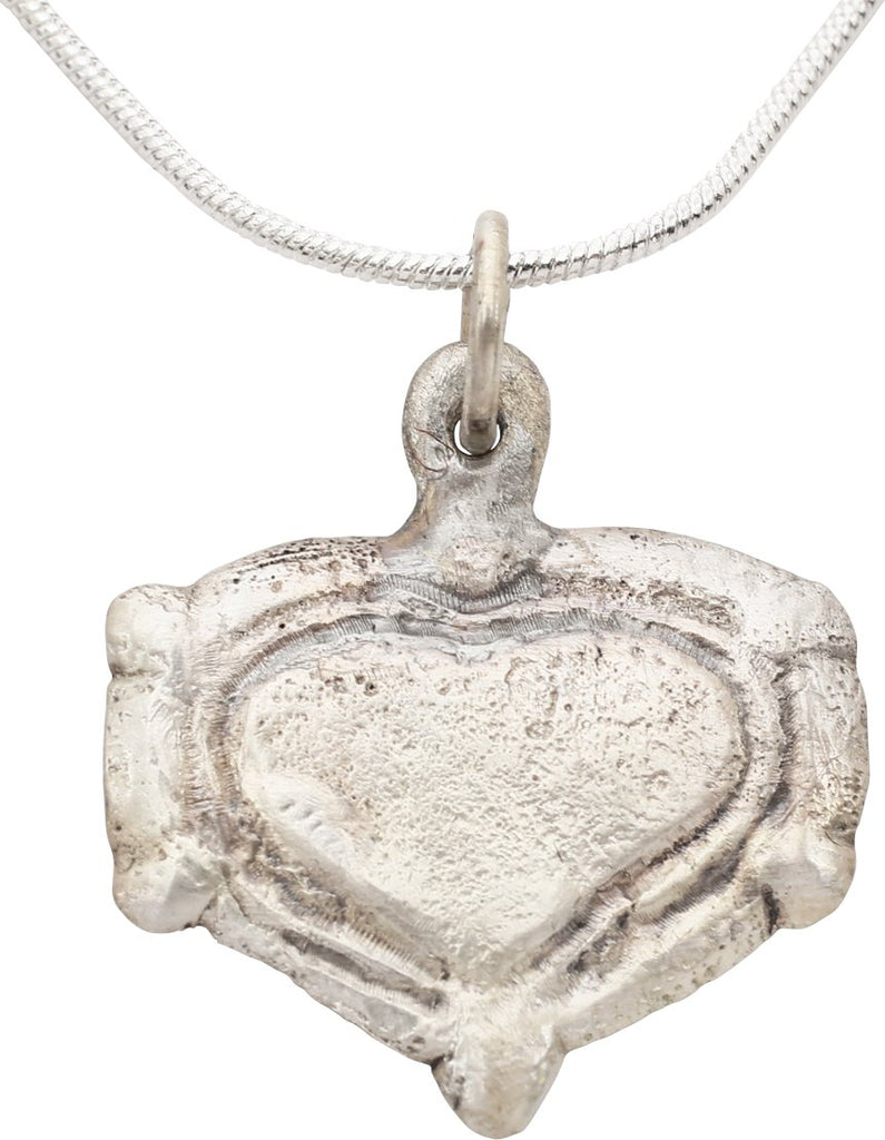 GOOD LARGE SCANDINAVIAN HEART PENDANT NECKLACE, 11th-12th CENTURY AD - The History Gift Store