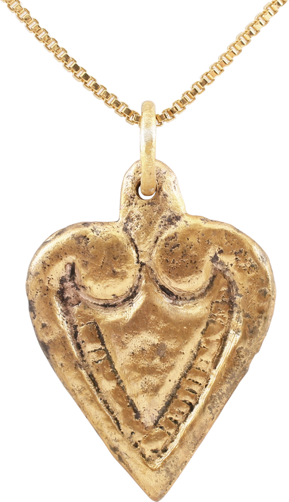 ANCIENT VIKING HEART PENDANT C.850-1050 AD - The History Gift Store