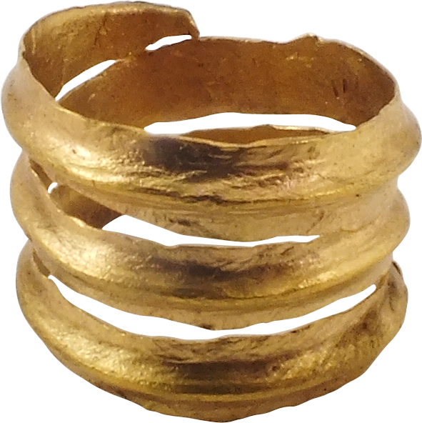 VIKING COIL RING, 9TH-10TH CENTURY, SIZE 10 1/4 - The History Gift Store