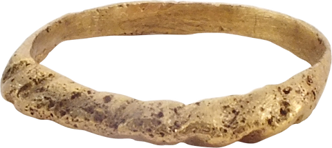 VIKING ROPED OR TWIST WEDDING RING, SIZE 8 - The History Gift Store