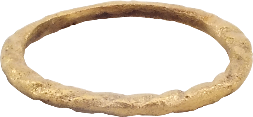 VIKING ROPED OR TWIST WEDDING RING, C.866-1067 AD, SIZE 9 1/2 - The History Gift Store